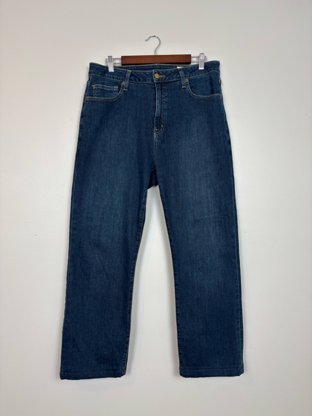Aviator Jeans Womens 33 Best Travel Relaxed Straight Leg Denim in Vintage Indigo